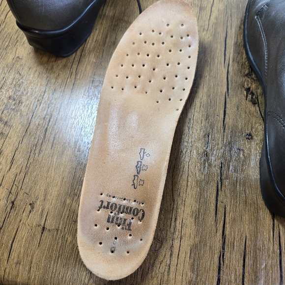 Finn Comfort Rosario Pewter Leather Walking Shoes - Picture 2 of 13